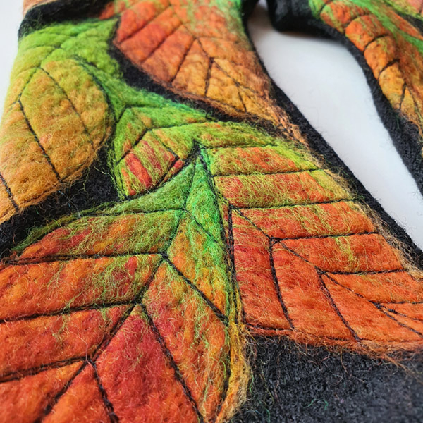 Artystyczne Mitenki Wełniane